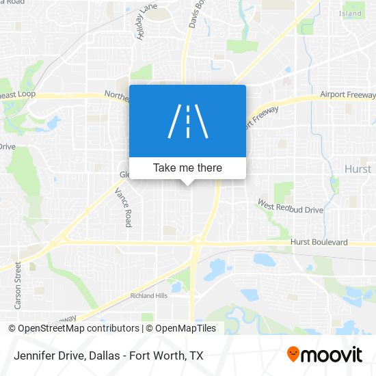 Mapa de Jennifer Drive