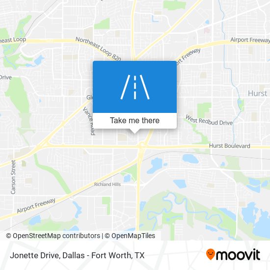 Jonette Drive map