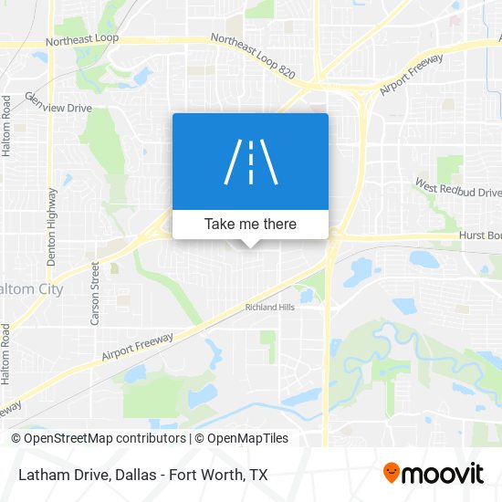 Latham Drive map