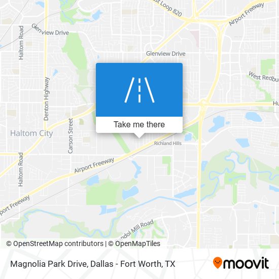 Magnolia Park Drive map