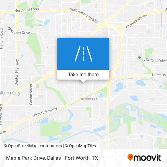 Mapa de Maple Park Drive