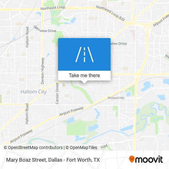 Mapa de Mary Boaz Street