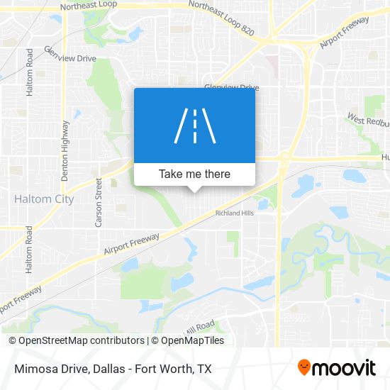 Mapa de Mimosa Drive