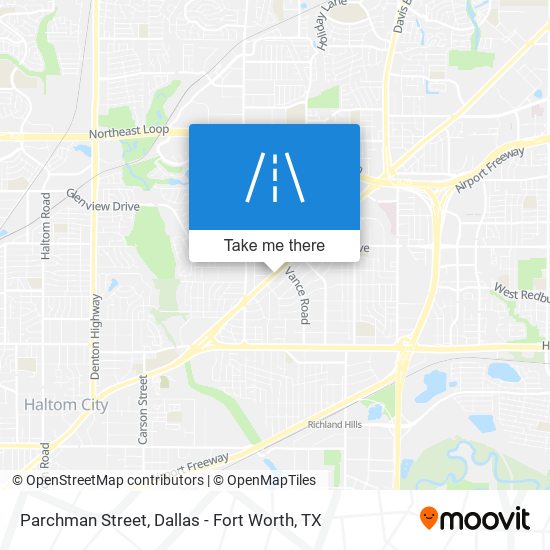 Mapa de Parchman Street