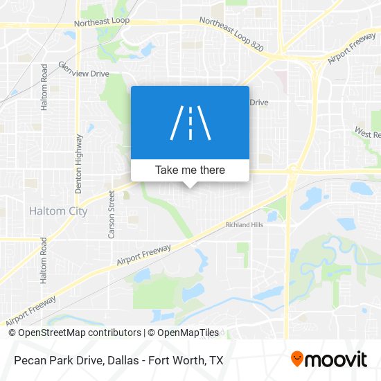 Pecan Park Drive map