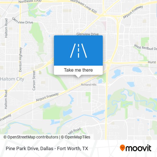 Pine Park Drive map