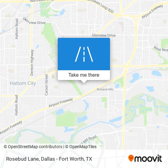 Mapa de Rosebud Lane