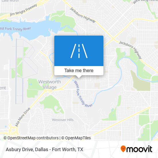 Mapa de Asbury Drive