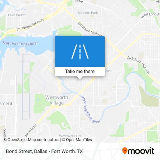 Bond Street map