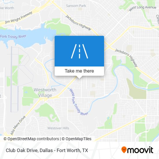 Mapa de Club Oak Drive