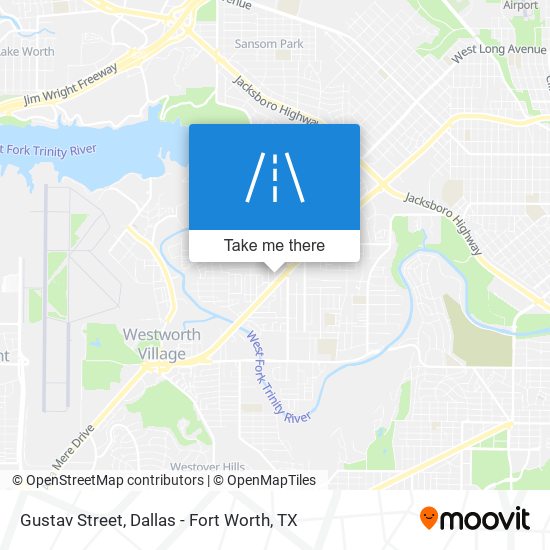 Gustav Street map