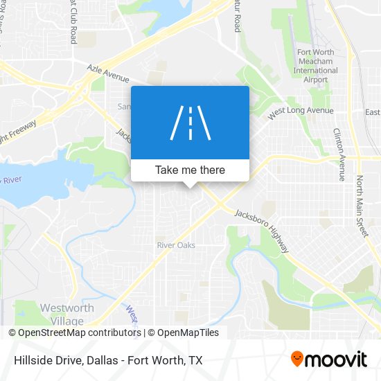 Mapa de Hillside Drive