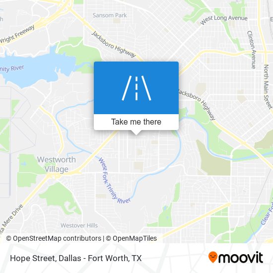 Hope Street map