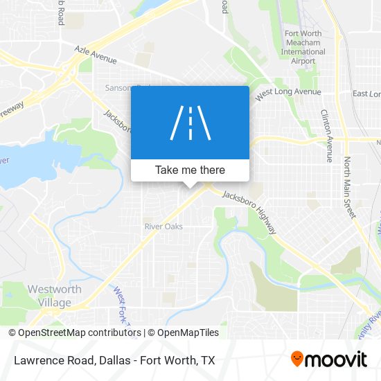 Lawrence Road map