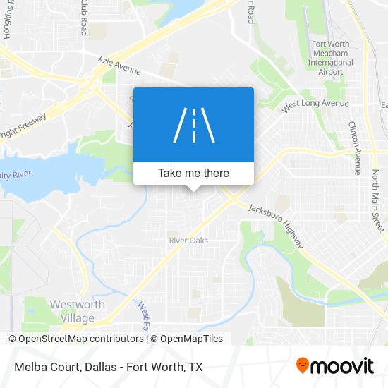 Melba Court map