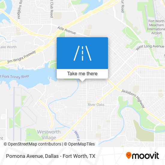 Pomona Avenue map