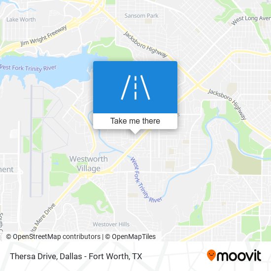 Thersa Drive map