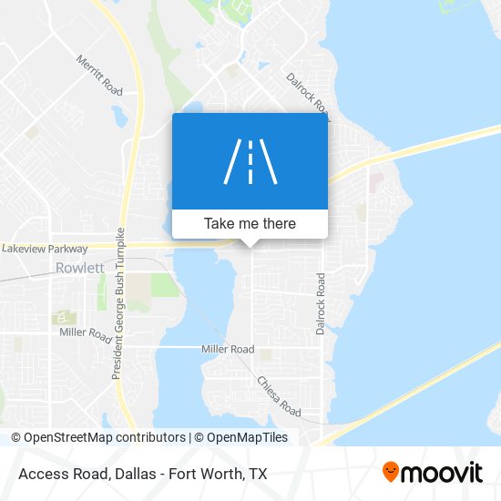 Mapa de Access Road