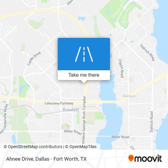 Ahnee Drive map