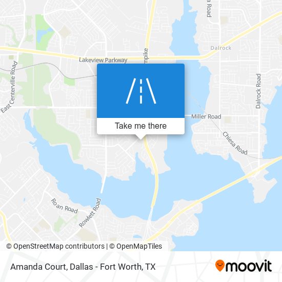 Mapa de Amanda Court