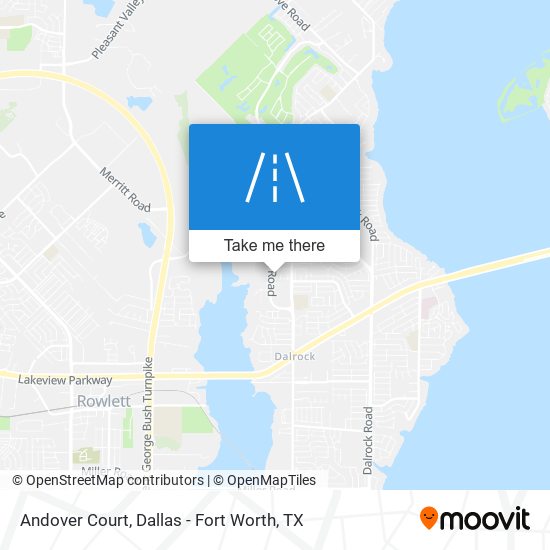 Mapa de Andover Court
