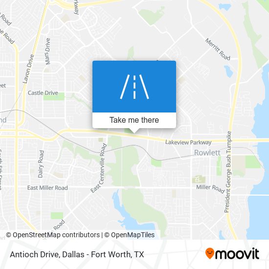 Antioch Drive map