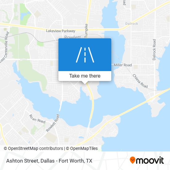 Ashton Street map
