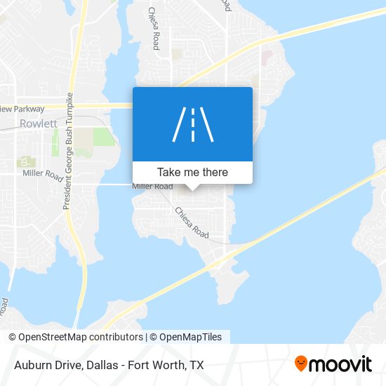 Mapa de Auburn Drive