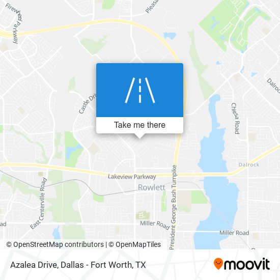 Azalea Drive map
