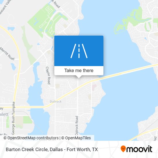 Barton Creek Circle map