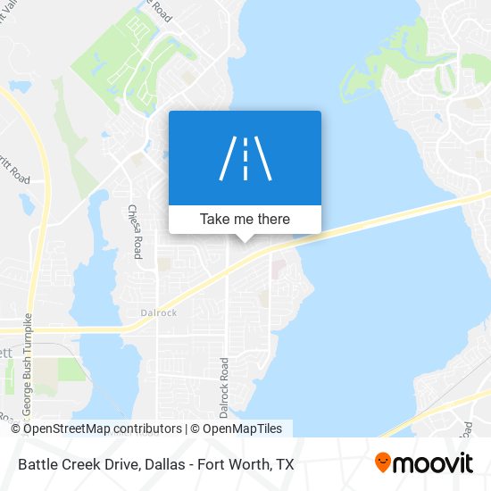 Battle Creek Drive map