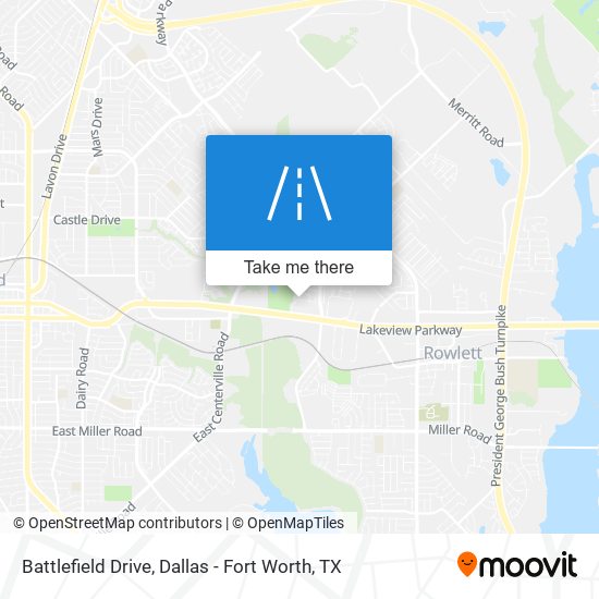 Battlefield Drive map