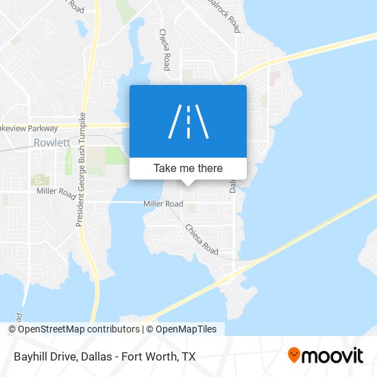 Mapa de Bayhill Drive