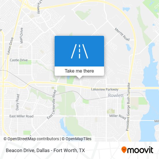Beacon Drive map