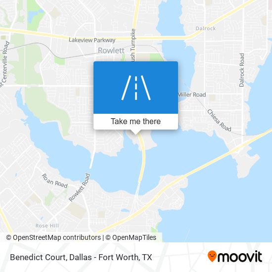 Benedict Court map