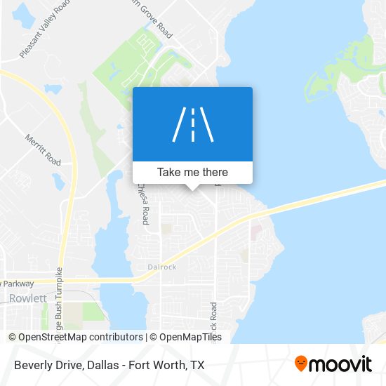 Mapa de Beverly Drive
