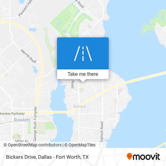 Bickers Drive map