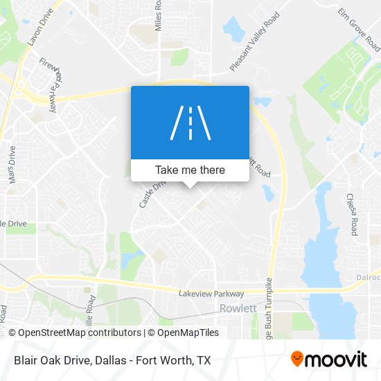 Blair Oak Drive map
