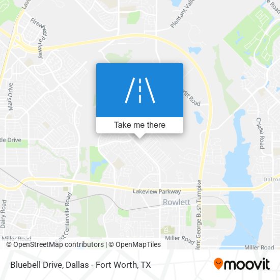 Mapa de Bluebell Drive