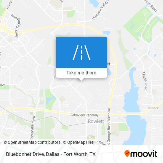 Mapa de Bluebonnet Drive
