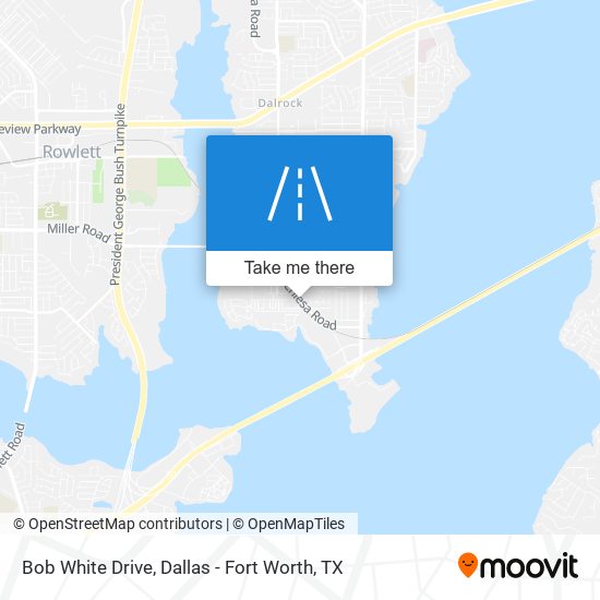 Bob White Drive map