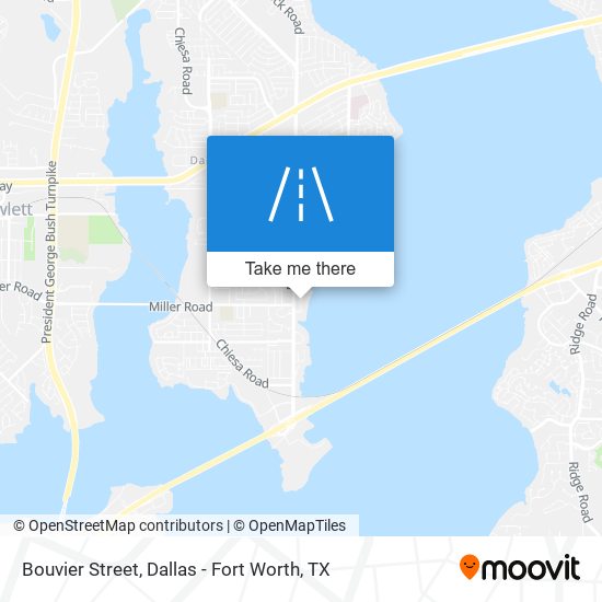 Bouvier Street map