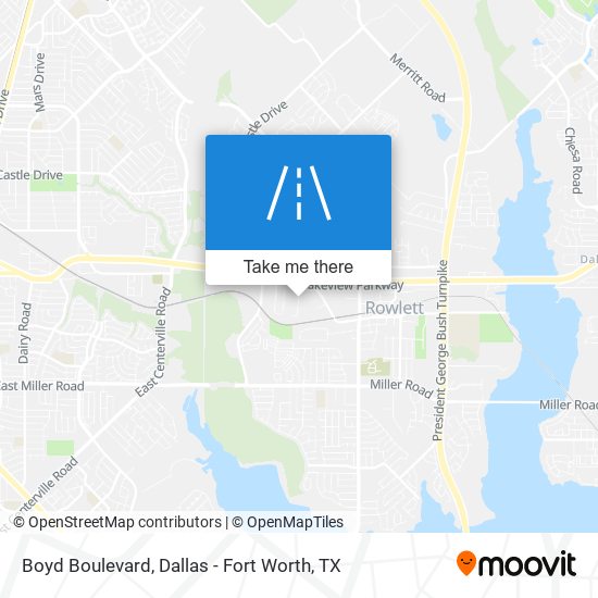 Boyd Boulevard map