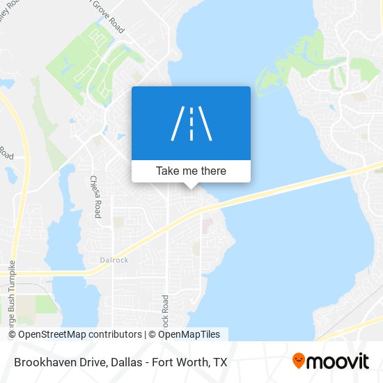 Brookhaven Drive map