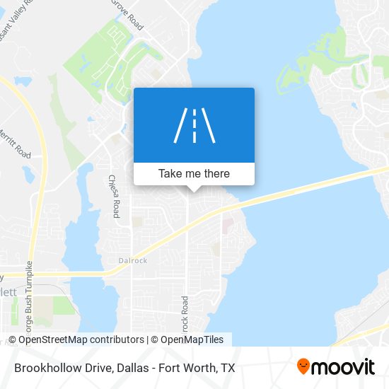 Brookhollow Drive map