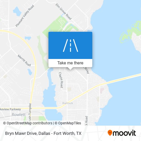 Mapa de Bryn Mawr Drive