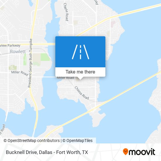 Mapa de Bucknell Drive
