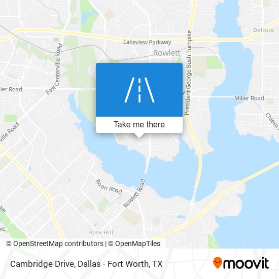 Cambridge Drive map