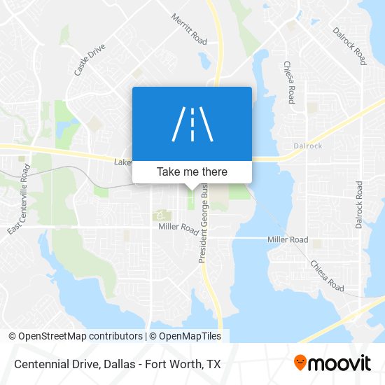 Mapa de Centennial Drive