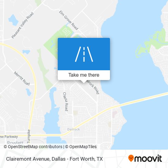 Clairemont Avenue map
